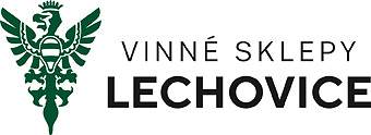 Logo vinné ksklepy Lechovice varianta nápis vedle orlice