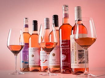 Růžová kolekce vín 2024