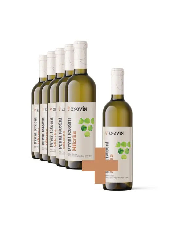 PRVNÍ LETOŠNÍ - Müller Thurgau 5+1