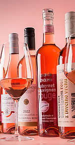 Růžová kolekce vín 2024